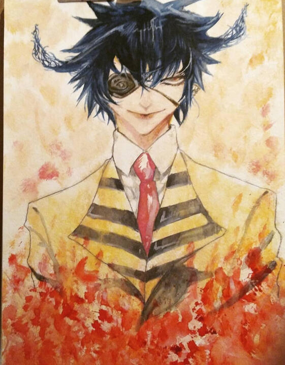 Trad bust color w elements= $50